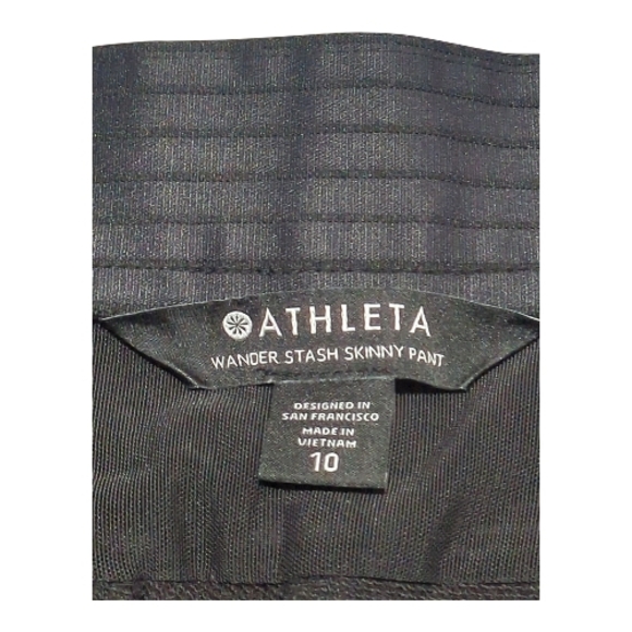 Athleta Size 10 Wander Stash Skinny Pant Stretch Waist, Pockets, Business Casual - Picture 6 of 7